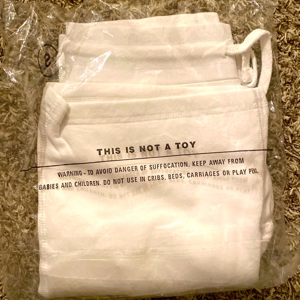 Brand new white shorts.